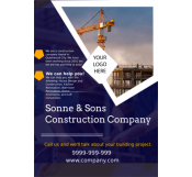 Construction Company Flyer Template 