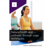 Yoga Fitness Class Flyer Template