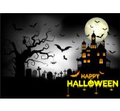 Spooky Halloween Greeting Card 